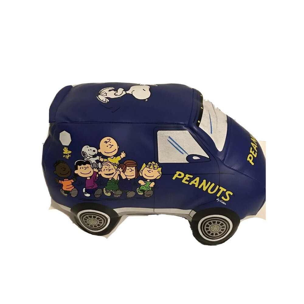 Vintage Peanuts Gang Rubber Plush “THE FAN BUS “ HTF